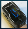 Finger Pulse Oximeter dual color LCD display close-up